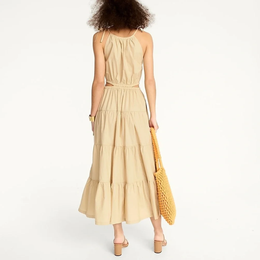 J.Crew Harbour side-cutout midi dress BI551